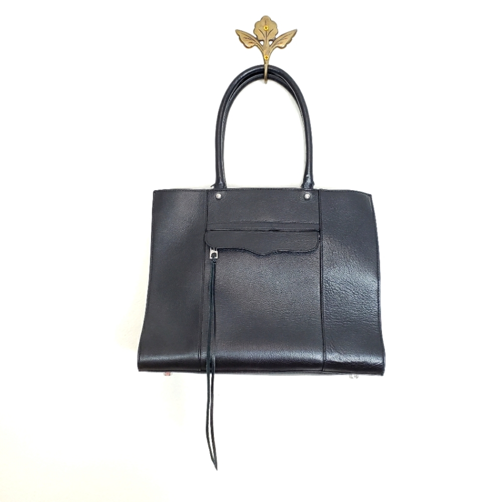 Rebecca Minkoff MAB Tote Bag Black Leather Purse
